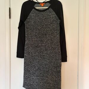 Joe Fresh Black and Gray Dress